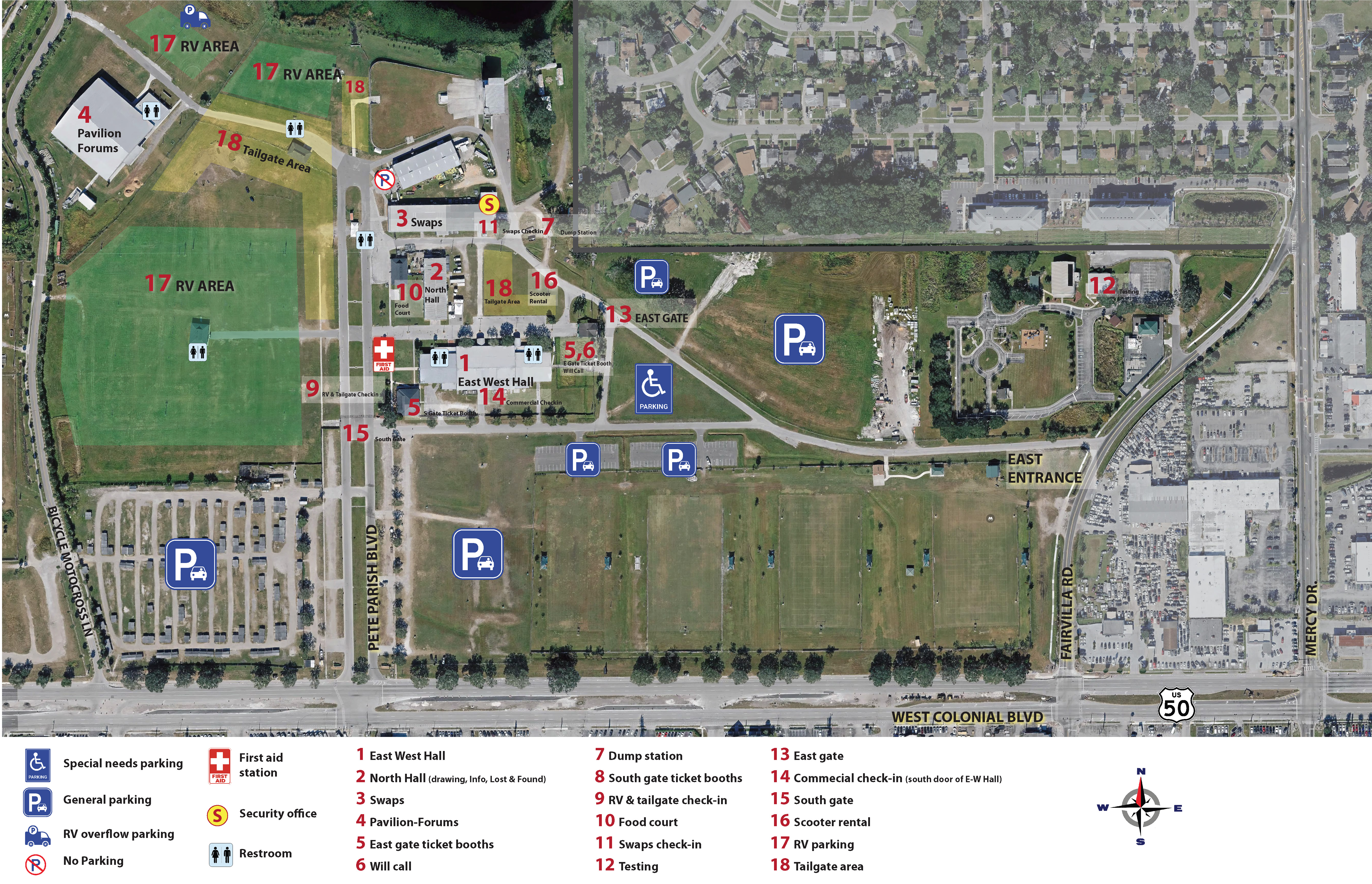 Fairgrounds Map